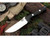 Bark River Knives - Bravo-1 LT - CPM 3V Steel - Black Canvas Micarta Handle