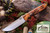 Bark River Knives - Bravo-1 LT - CPM 3V Steel - Desert Ironwood Burl Handle - Red Liners - Mosaic Pins - 3