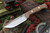 Bark River Knives: Bravo Squad Leader Fixed Blade Knife w/ Tan Burlap Handle