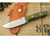 Bark River Knives: Bravo-1 CPM 3V Steel Fixed Blade Knife w/ Ranger Green G10 Handle