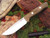Bark River Knives: Bravo-1 Rampless Field Knife CPM 3V Steel Fixed Blade Knife w/ Green Canvas Micarta Handle