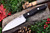 Bark River Knives: Bush Seax Fixed Blade Knife w/ Black G10 Handle