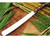Bark River Knives: Golok Fixed Blade Knife w/ Red & Black Linen Micarta Handle