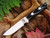 Bark River Knives: Huntsman Fixed Blade Knife w/ Midnite Tiger G10 Handle