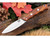 Bark River Knives: Lil' Canadian 3V Steel Fixed Blade Knife w/ Cocobolo Handle - #1