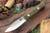 Bark River Knives: Mini Bushcrafter CPM 3V - Green Canvas Micarta