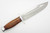 Bark River Knives Teddy II - A2 Steel - Stacked Leather Handle