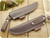 Battle Horse Knives #06 Pouch Style Dangler Sheath w/ Firesteel Loop, Dark Brown - Right Hand