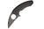 Brous Blades: Silent Soldier Flipper Folding Knife w/ Black G10 Handle & Black Acid Stonewash Finish Blade - Limited Edition