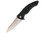 Brous Blades: T4 Flipper Folding Knife w/ Black G10 Handle & Stonewash Finish Blade