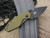 DPx Gear: HEAT Folder, Black, Left Hand, Folding Knife with Green G10 & Titanium Handle