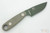 ESEE IZULA-II-OD Fixed Blade Neck Knife with OD Green Blade & Green Canvas Micarta Handle Scales