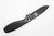 ESEE Knives/BRK: Zancudo Folding Knife, D2 Blade, Carbon Fiber G10 and Stainless Steel Handle - Black Blade