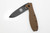 ESEE Knives/BRK: Zancudo Folding Knife, D2 Blade, Coyote Brown FRN and Stainless Steel Handle - Black Blade