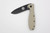 ESEE Knives/BRK: Zancudo Folding Knife, Desert Tan FRN and Stainless Steel Handle - Black Blade