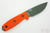 ESEE-3P-KO-OD Knife Only (No Sheath) OD Green Plain Edge Blade & Blaze Orange G10 Handle