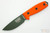 ESEE-3P-OD Green Plain Edge Blade w/ Blaze Orange G10 Handle, Black Sheath