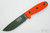 ESEE-4P-KO-OD Knife Only (No Sheath) OD Green Plain Edge Blade & Blaze Orange G10 Handle
