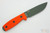 ESEE-4S-OD Green Partially Serrated Blade w/ Blaze Orange G10 Handle, Black Sheath