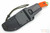 ESEE-5P-VG (Glass Breaker) Venom Green Plain Edge Fixed Blade w/ Blaze Orange G10 Handle, Black Kydex Sheath