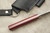 Fiddleback Forge, Andy Roy - Kephart - Ruby Burlap - Tapered Tang - Natural & White Liners - 33