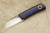 Fiddleback Forge, Andy Roy - Pygmy - Navy Burlap - Flat Tang - 9