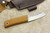 Fiddleback Forge, Andy Roy - Shaman - Natural Micarta - Flat Tang - 2