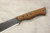 Fiddleback Forge, Andy Roy 12" Machete - Natural Canvas Micarta - Leather Sheath