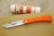 Great Eastern Cutlery Farm & Field Tool #21 Bull Buster Knife - 1 Blade - Orange Delrin