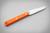 Great Eastern Cutlery GEC #H20 Clip Point Fixed Blade - Orange Delrin