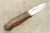 Karesuando Kniven 3504 The Piglet - Fixed Blade Knife - Oiled Curly Birch Handle - 3.25" 12C27 Stainless Steel Blade - 1