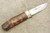 Karesuando Kniven 3508 Wilderness Exclusive - Fixed Blade Knife - Oiled Curly Birch and Reindeer Antler Handle - 3.25" 12C27 Stainless Steel Blade - 1