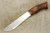 Karesuando Kniven 4022 Stoera Niibi - Fixed Blade Knife - Oiled Curly Birch Handle - 7" 12C27 Stainless Steel Blade - 2