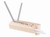 Lansky Sharpeners: LS33 - 4 Rod Alumina Ceramic Turnbox Knife Sharpener with 6" Wood Base - Medium & Fine Grit