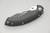 LionSteel Knives BBR2-KBS, Folding Knife w/ Textured Black G10 Handle