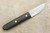 LT Wright Knives BoatTail Scandi - Black Canvas Micarta