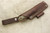 LT Wright Knives Bushbaby - Scandi Grind - Green Canvas Micarta - Orange Liners - Matte Finish