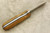 LT Wright Knives Bushbaby - Scandi Grind - Koa - Black Liners - Matte Finish - 1 / FREE BLACK LINERS!
