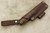 LT Wright Knives Bushbaby - Scandi Grind - O1 Steel - Desert Ironwood - Black Liners - Matte Finish - 1 / FREE BLACK LINERS!