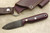 LT Wright Knives Bushbaby HC - Convex Grind - Double Red Canvas Micarta - Matte Finish