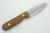 LT Wright Knives Bushcrafter - A2 Steel - Scandi Grind - Natural Canvas Micarta Handle - Matte Finish