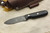 LT Wright Knives Bushcrafter HC - Convex Grind - Black Canvas Micarta - Matte Finish