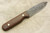 LT Wright Knives Bushcrafter HC - Convex Grind - Brown Burlap