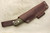 LT Wright Knives Bushcrafter HC - Flat Grind - Green Canvas Micarta - Matte Finish