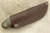 LT Wright Knives Camp MUK - Flat Grind - 3V Steel - Green Canvas Micarta - Orange Liners - Matte Finish