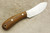 LT Wright Knives Camp MUK - Flat Grind - 3V Steel - Koa Wood - Matte Finish - 4 / FREE Black Liners!
