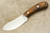 LT Wright Knives Camp MUK - Flat Grind - AEB-L Stainless Steel - Bocote Handle - Matte Finish - 5 / FREE Black Liners!