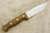 LT Wright Knives Forest Trail - AEB-L Steel - Saber Grind - Bocote - Brass Corby Bolts - Matte Finish - 5 / FREE Black Liners!