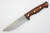 LT Wright Knives Forest Trail - CPM 3V Steel - Scandi Grind - Desert Ironwood Handle - 4 / FREE BLACK LINERS!