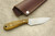 LT Wright Knives Frontier First - A2 Tool Steel - Flat Grind - Bocote - Black Liners - 5 / FREE LINERS!